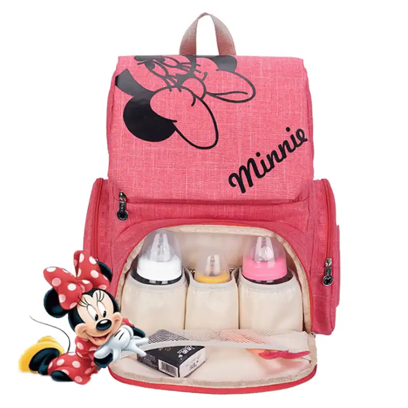 disney mickey minnie mouse baby backpack diaper bags