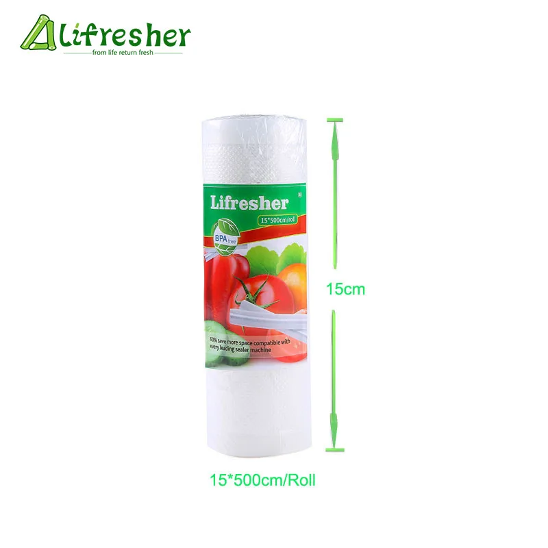 Пакеты для вакуумного упаковщика Lifresher хранения продуктов|Вакуумные упаковщики|