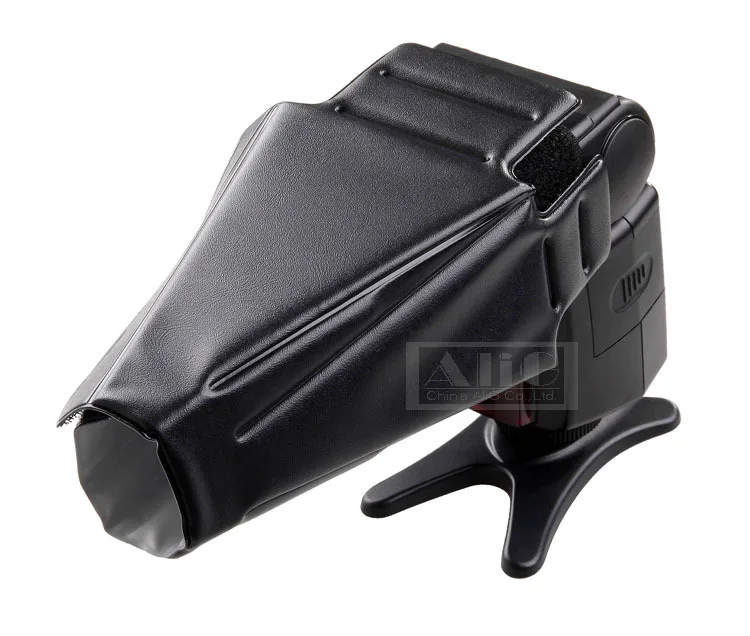 

Camera Flash Light Diffuser Soft Box Foldable Snoot Silver Reflective for Canon 430EX 580EX SB600 SB800 YN560 II Speedlite