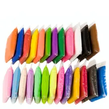 24 цвета, глиняная глина, детский Супер светильник, пластилин, ультра-светильник для сушки воздуха в почвах, Мягкий полимерный развивающие игрушки