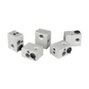 LERDGE 3D imprimante pièces XCR-NV6 bloc chauffant pour j-head extrudeuse HotEnd bloc chauffant avec chaussette en Silicone 0.4mm buse remplacer V5 V6 ► Photo 3/6