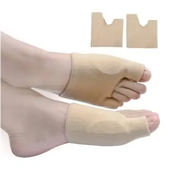 

100 Pairs/lot Hallux Valgus Guard Bunion Sleeve Corrector Bunion Toe Separator Metatarsal Pad for Cuhioning Foot Pain Relief