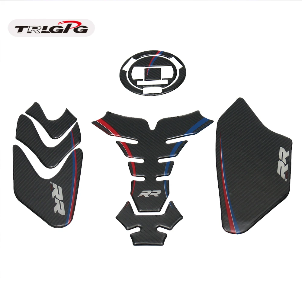 

Free shipping 3D Carbon Fiber Tank Gas Cap Pad Filler Cover Fish bone Sticker Decals For BMW S1000RR S1000R s1000rr s1000r HP4
