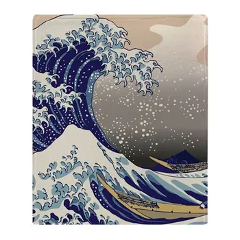 

Hokusai The Great Wave Off Kanagawa Soft Fleece Throw Blanket Soft Flannel Blanket to on for the sofa/Bed/Car Portable Plaids