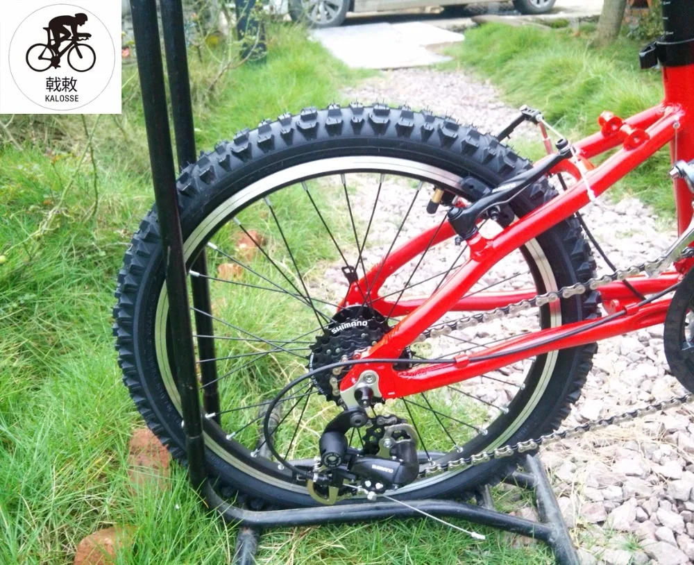 Top Kalosse  V/hydraulic brakes  14/18/20 speed    20 inch  Children  mountain bicycle  Folding  mountain bike 20er 6