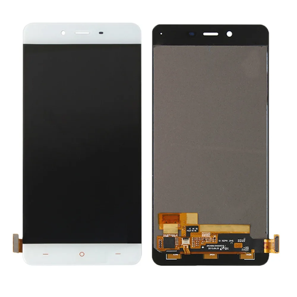 Цена 5,0 1 + X AMOLED для Oneplus X lcd дисплей E1003 кодирующий преобразователь сенсорного экрана в сборе Замена для OneplusX E1003