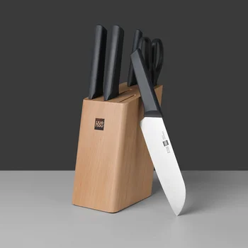 

Xiaomi HuoHou Non-Stick Knife Stainless Steel Knife Set 6 Pcs Chef Knife Kitchen With Scissors