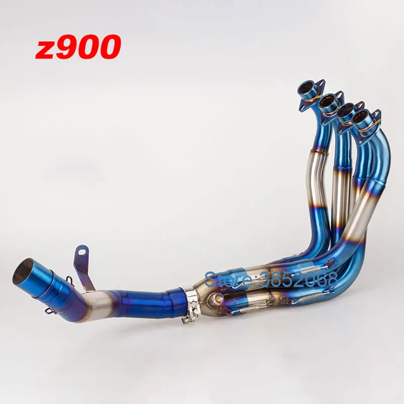 Z900 мотоцикл выхлопной глушитель выхлопных газов Передняя Соединительная труба выхлопная труба глушителя для мотоцикла Escape трубы ссылку для Z800 Z900 ZX-6R