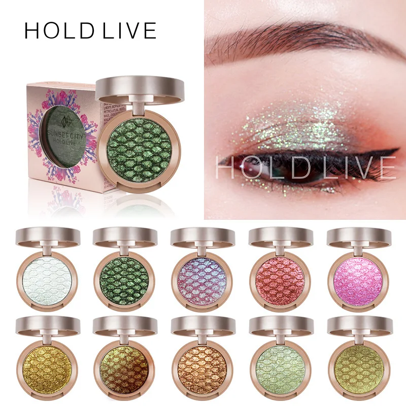 

1PC 10Colors Single Matte Eyeshadow Palette Sunset City Pigment Glitter Polarized Light Eye Shadow Palette TSLM2