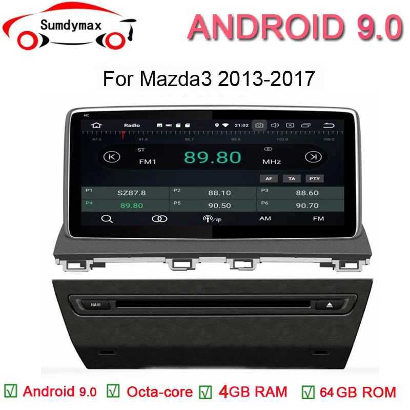 Clearance 10.25INCH 1024*600 touch screen android 9.0 car audio player For MAZDA3 with gps navigation built in wifi steering wheel 0 Clearance 10.25INCH 1024*600 touch screen android 9.0 car audio player For MAZDA3 with gps navigation built in wifi steering wheel 0