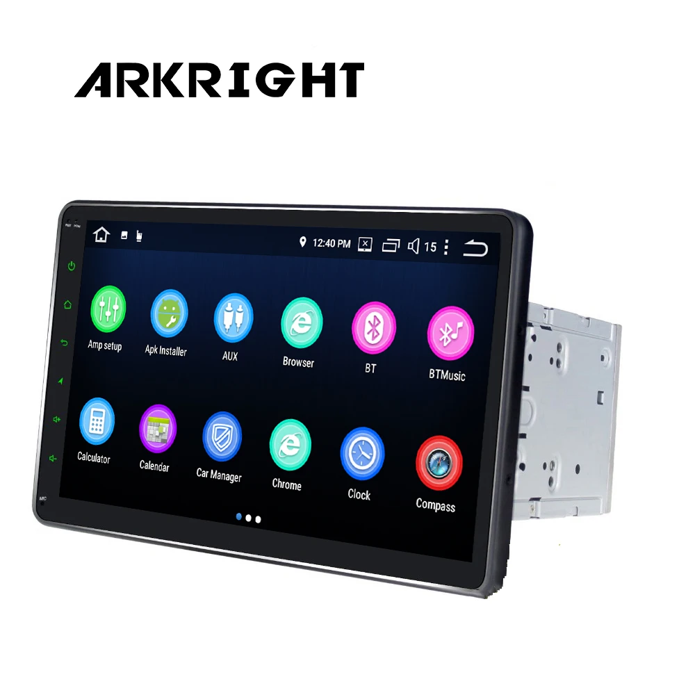 ARKRIGHT 10,1 ''2 Din Android автомобильное радио/головное устройство/HU/gps навигация/Автомобильный мультимедийный плеер SPDIF spilt экран Carplay