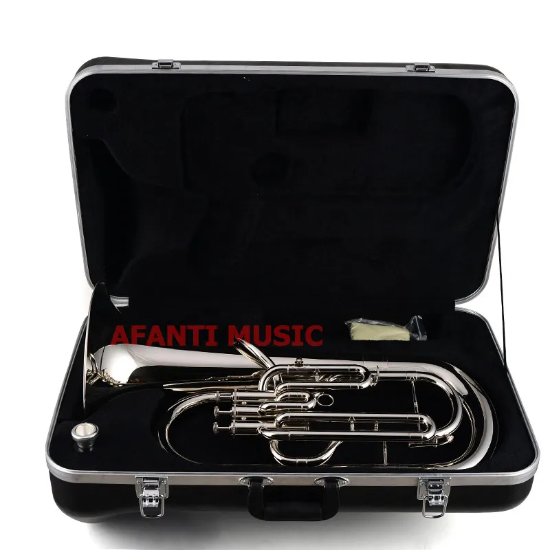 Afanti Music Bb tone / Yellow Brass / Silver Plated Baritone (BAR-103)