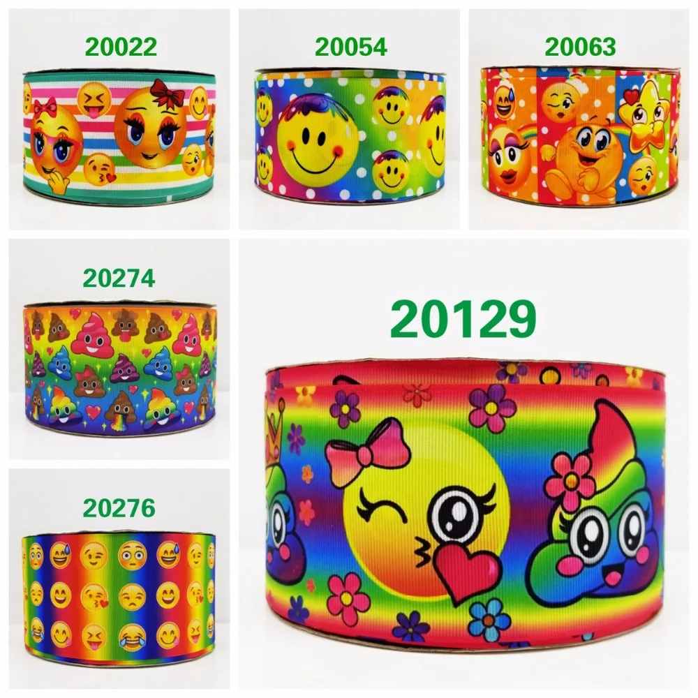 

Free shipping 50 yard cartoon printed grosgrain ribbon 20129