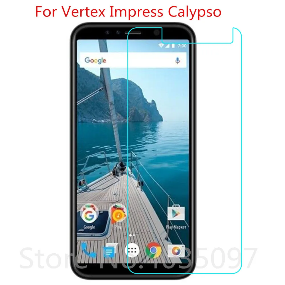 Закаленное стекло для Vertex Impress Calypso Защитное экрана 9H 2.5D телефона | Мобильные