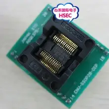 Золотое покрытие SSOP8 TSSOP8 отложным воротником DIP28 IC Тесты гнездо программист адаптер 0.65 мм шаг