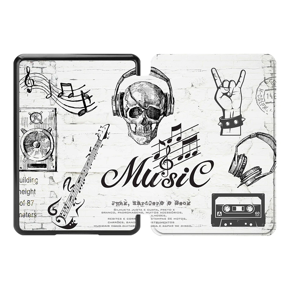 MTT из искусственной кожи чехол для amazon Kindle Paperwhite выпуск Graffit флип смарт-чехол для amazon Kindle Paperwhite 4 Чехол - Цвет: AM11