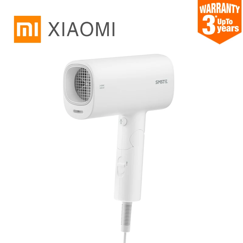 XIAOMI MIJIA SMATE SH-A161 в ионизация волос фен воды отрицательный ионизация волос Уход быстросохнущая Портативный путешествие складной фен для волос, диффузор