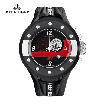 

Reef Tiger/RT Designer Sport Watches for Men Dashboard Dial Quartz Watch Date Chronograph Watches RGA3027