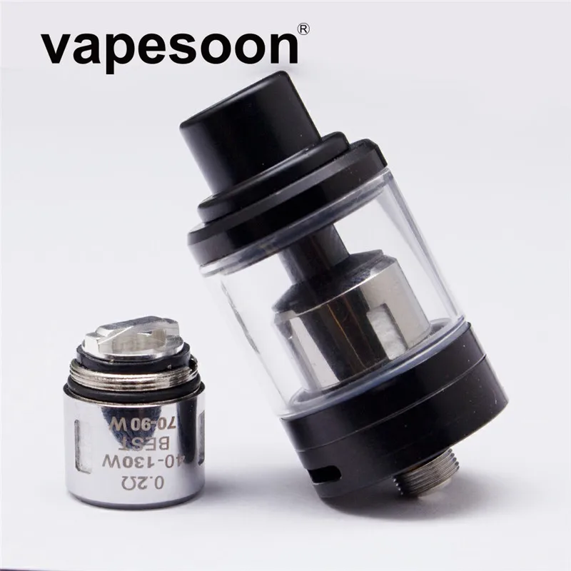

Original vapesoon VS Baby RTA 2ML Rebuildable Tank Atomizer with 0.2ohm Replacement V8 Baby-T6 Coil