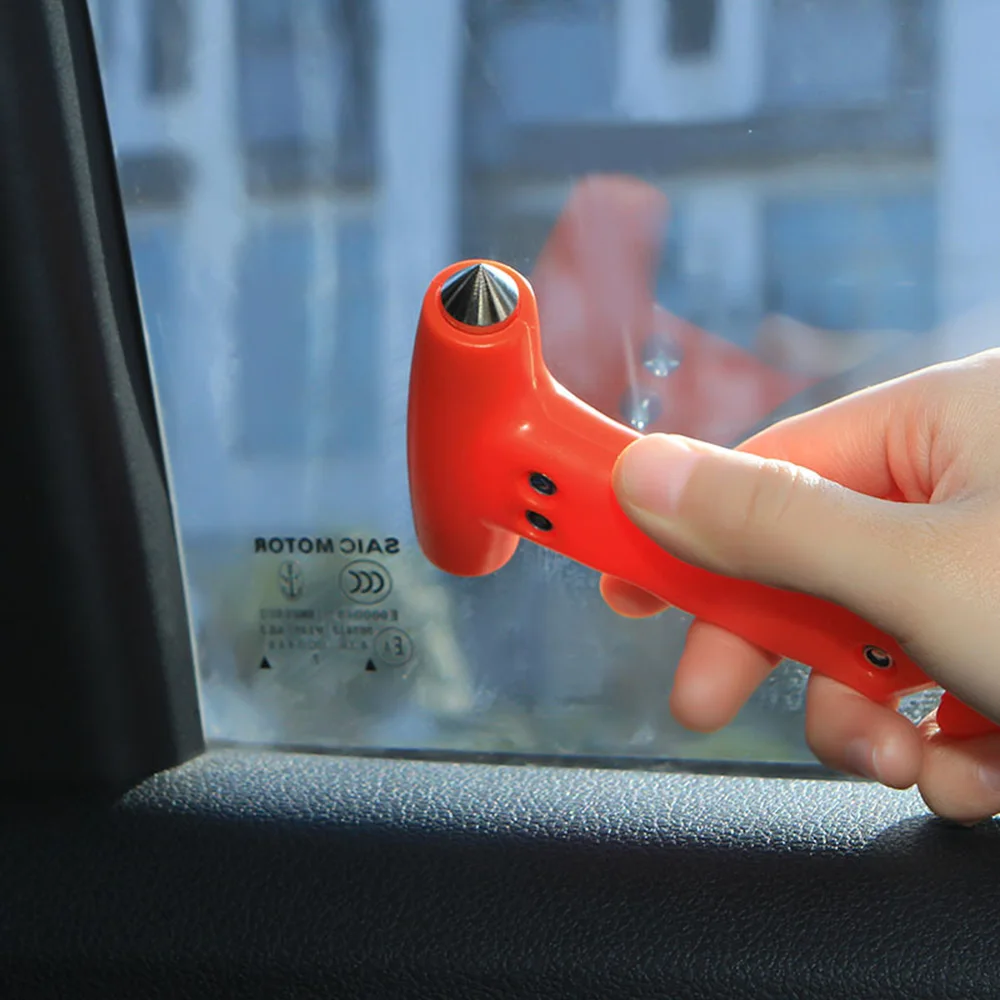 Аварийный мини молоток безопасности автомобильное окно стеклянный выключатель ремень безопасности резак спасательный Короткий Молоток спасательный Спасательный Инструмент