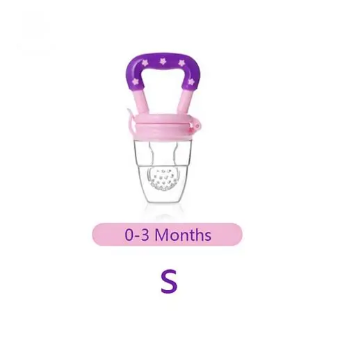 Feeder Pink S Детское питание, соска, силиконовая соска, товары для кормления фруктов, соска, соски для кормления, инструмент для кормления, соска, Детская соска, попробуйте есть - Цвет: Feeder Pink S