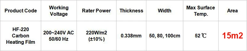carbon heating film specs-15