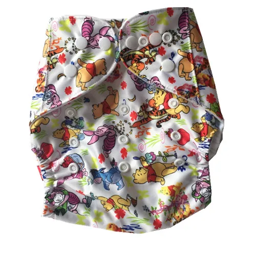 

Resuable Baby Nappies Pocket Washable Adjustable Cloth Diaper with 2 Hemp Cotton Inserts Made In China Factory