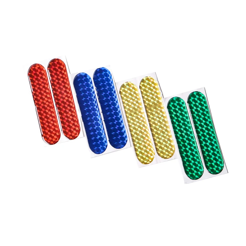 

2pcs Trunk Reflective Strip Wheel Rim Eyebrow Reflex Tape Door Safety Warning Light Reflector Sticker Car-styling