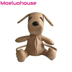 Moeluohouse собака Форма девочка-подросток Для женщин рюкзак школьника мешок kawaii кукла животных корейский стиль на молнии строка PU милый подарок