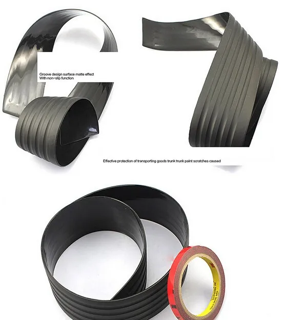 Авто задний бампер резиновый протектор для volkswagen vw Golf 7 jetta Golf 6, passat, bora, Skoda Octavia Fabia, superb