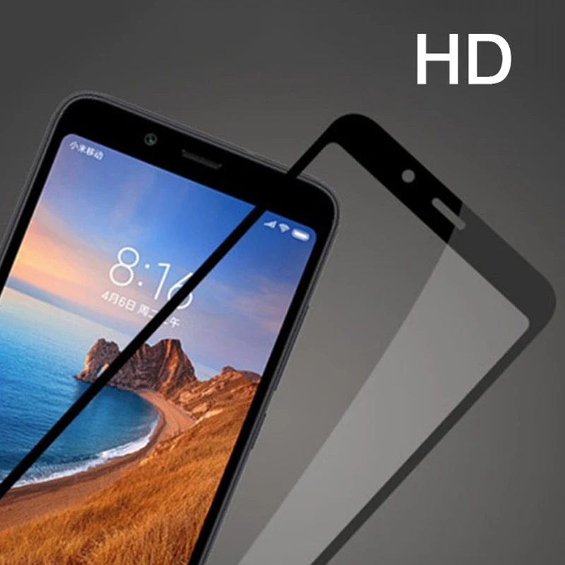 9D закаленное стекло с полным клеем для Xiaomi Redmi 7A Защита экрана 7 A Redmi7a Redmi7 защитная