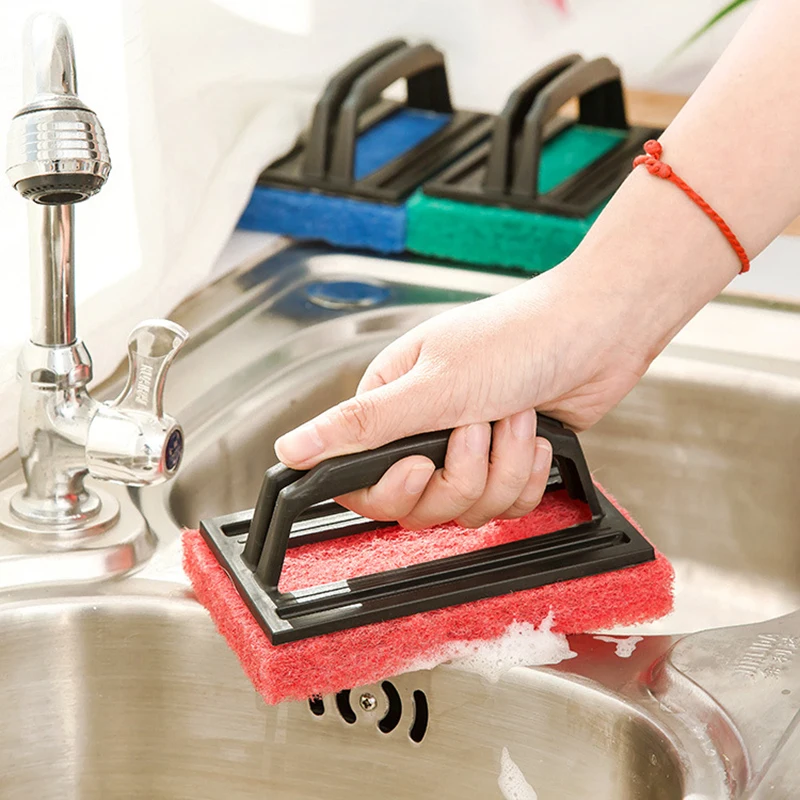 Kitchen Multi functional Magic Cleaning Brush Home Bathroom Foam Sponge