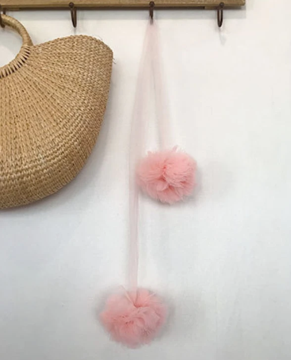 pink ball decor Скандинавский детский Навес Москитная сетка летний купол постельное белье для девочек принцесса круглая москитная сетка детская кровать навес палатка кровать занавеска навес - Цвет: pink ball decor
