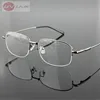 UVLAIK Memory Titanium Eyeglasses Half Alloy Frame Optical Glasses Frame Men Women Retro Half-frame Glasses Prescription Frames ► Photo 1/6