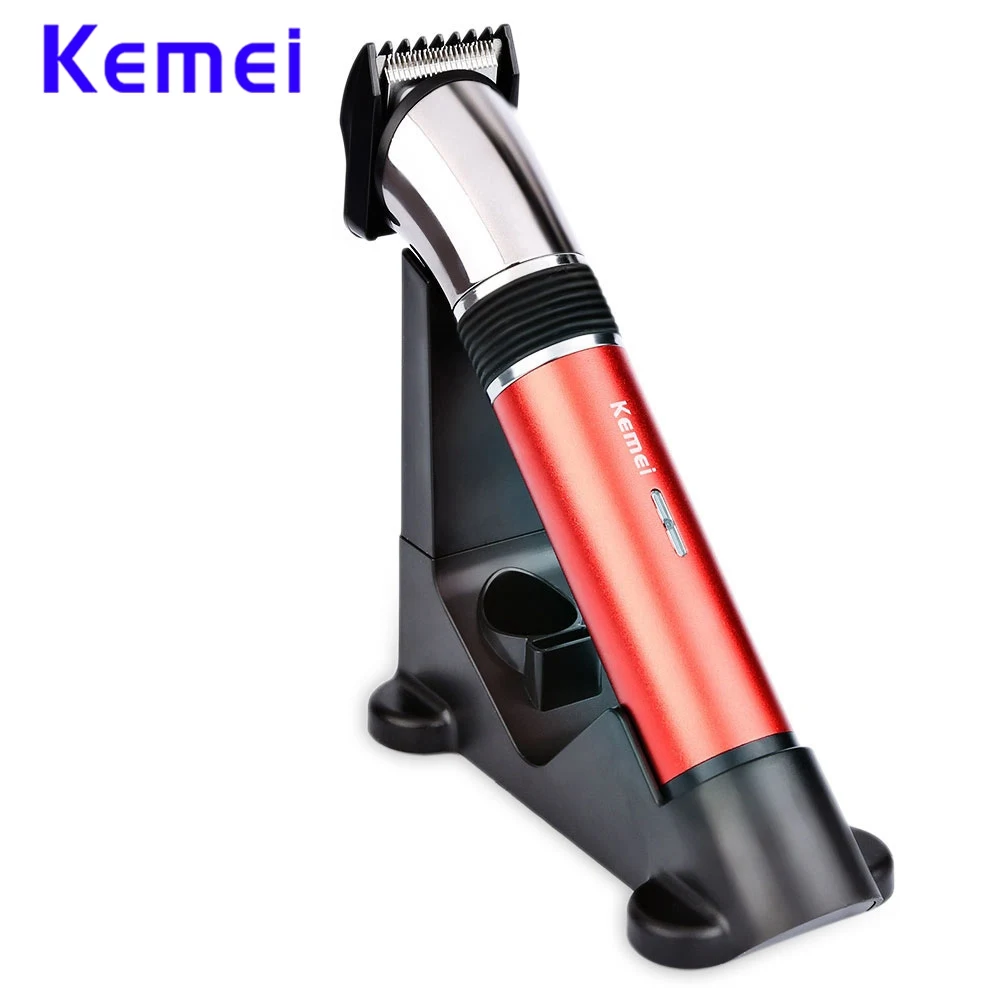 

Kemei Professional Rechargeable Hair Trimmer Beard Shaver for Man EU Plug Original Electric Washable Hair Clipper trimmer