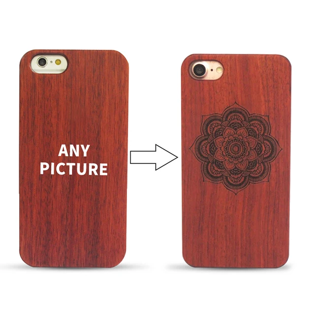 50 Pcs Whole Personalized Customize Laser Carving Cherry Wood