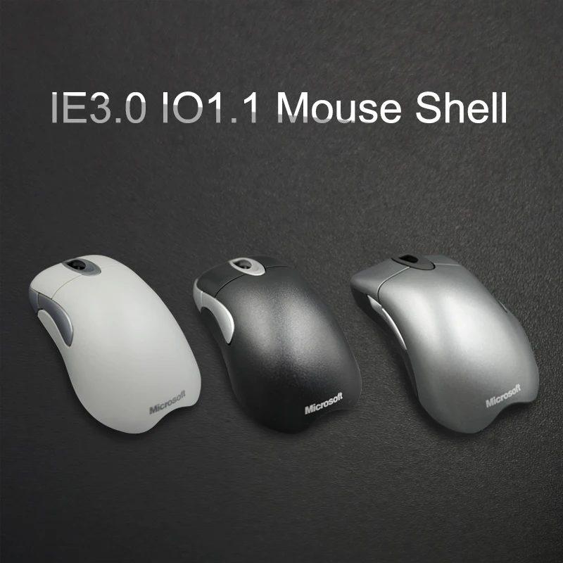 

Microsoft Mouse Shell for Microsoft IO1.1 IE3.0 red shark Polar shark top bottom shell roller wheel Mouse case housing