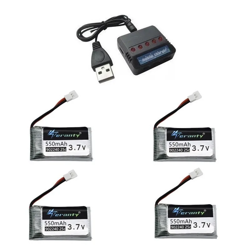 3 7 V 550mAh Lipo батарея и зарядное устройство для JXD 523 523W H43WH UFO вертолеты RC Quadcopter