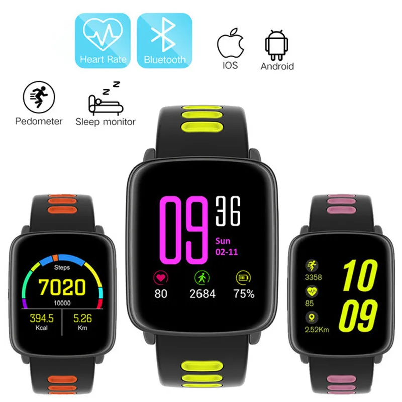 

Smart Watch Men Women Top Smart Watch IP67 Waterproof Smart Band Wearable Device Heart Rate Sleep Monitor for IOS Android