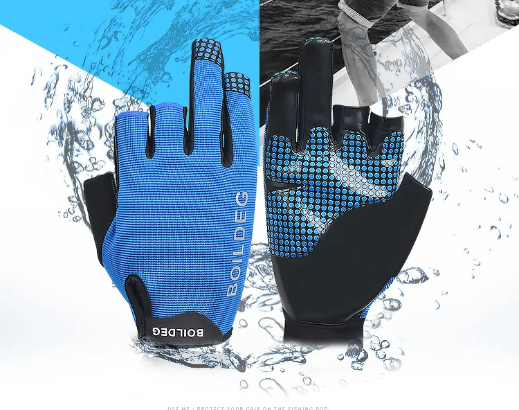 Luvas de Pesca Material de Pesca Esportes ao ar Não-deslizamento Livre 3 Não-deslizamento luvas de pesca material de pesca esportes ao ar livre