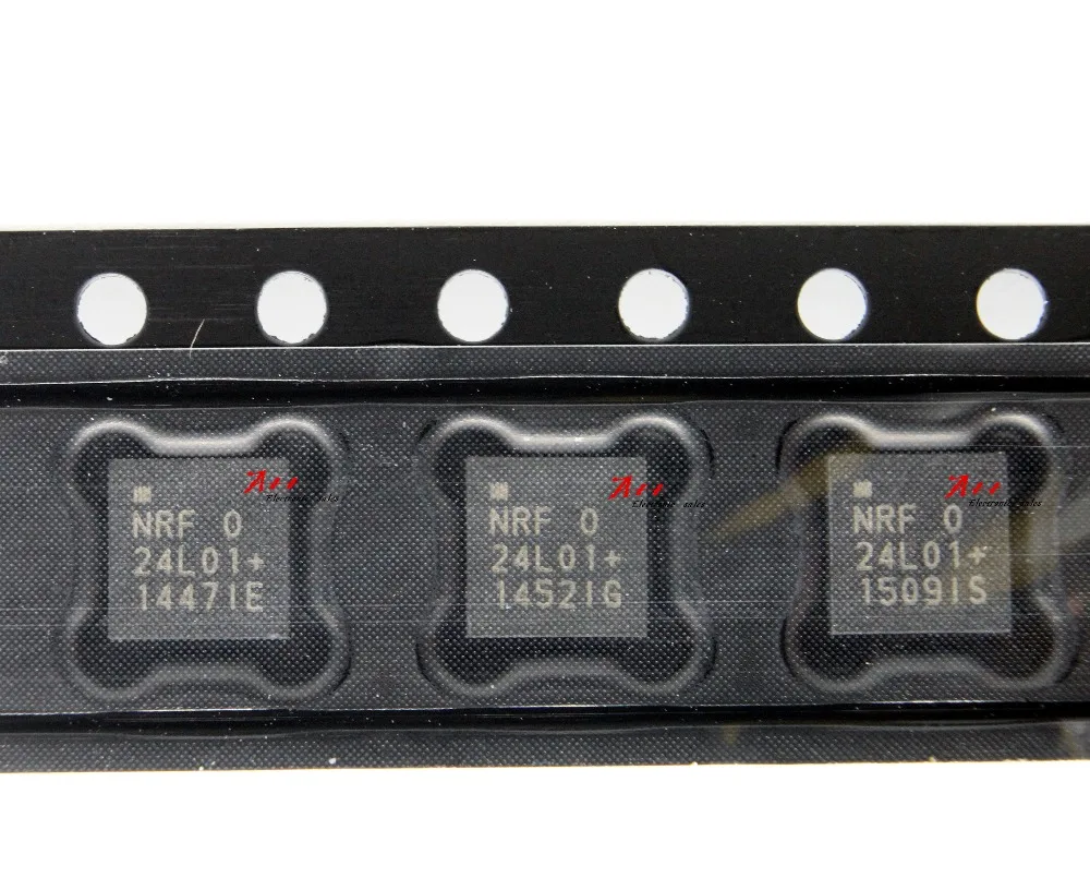Радиочастотный трансивер IC 10 шт. NRF24L01 + 24L01 2 4G QFN20 | Электронные компоненты и