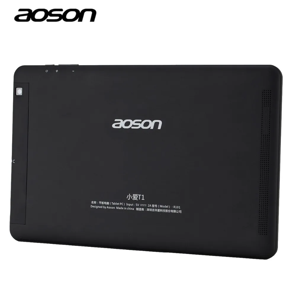 Fast speed Aoson R101 2GB RAM 16GB ROM 10.1 inch Android 6.0 Tablet PC Quad Core 1280*800 IPS Screen Wifi GPS Netbook Black
