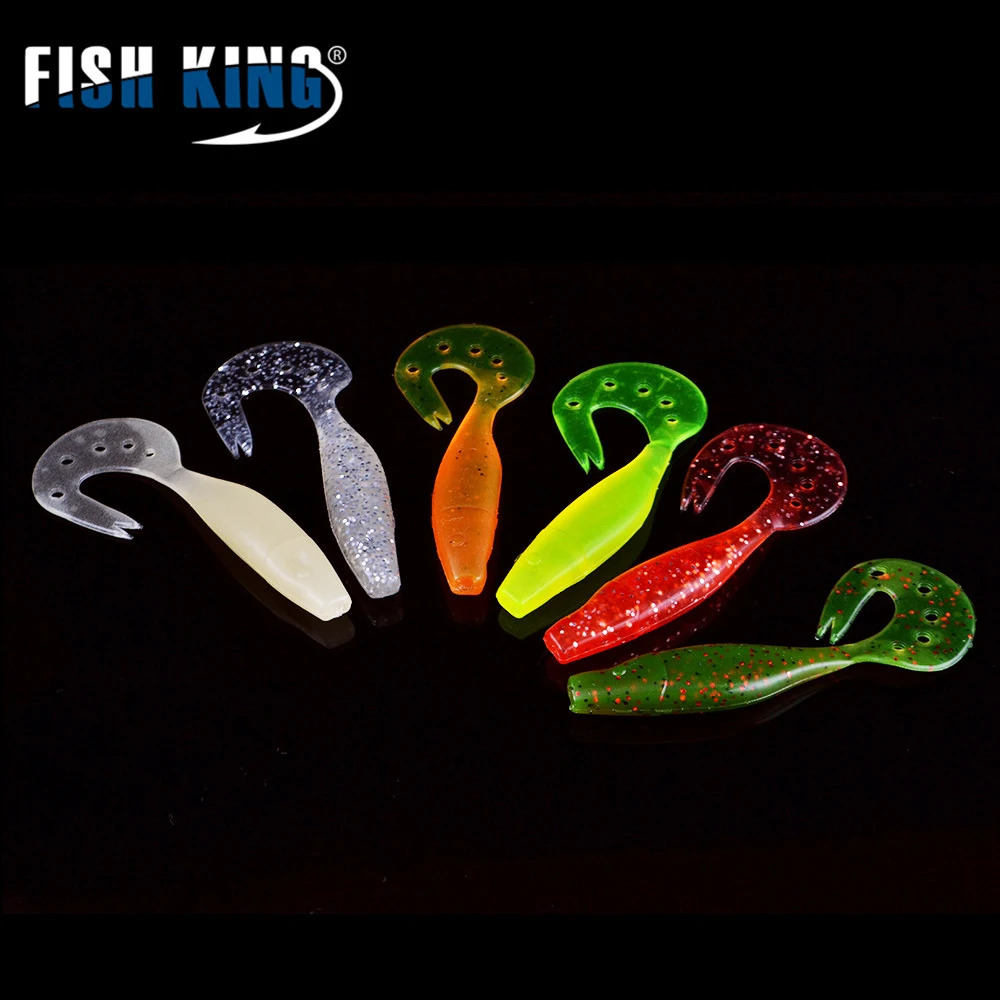 Рыболовная приманка FISH KING 9 см/6 6 г 5 шт./лот|soft lure|shad baitshad swimbait |