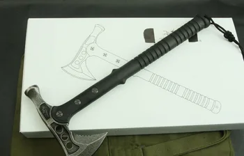 

Multi Function Camping Handle Survival Hiking Hunting Hand Axe Fiberglass Handle Tomahawk Hammer Stone Wash Fine Cast Hatchet