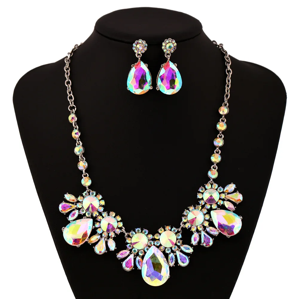 High Quality Fashion Crystal Choker Necklace For women Luxury Glass