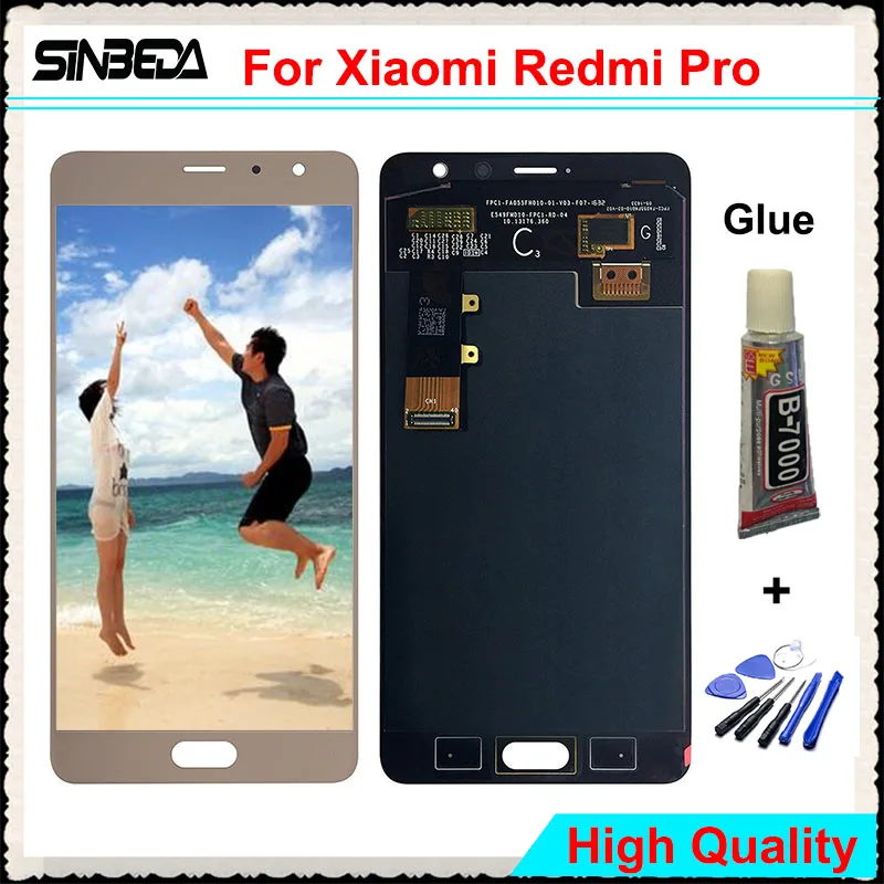 Sinbeda For Xiaomi Redmi Pro LCD Display Touch Screen Digitizer Assembly For Xiaomi Redmi Pro 5