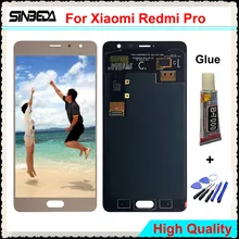 Sinbeda For Xiaomi Redmi Pro LCD Display Touch Screen Digitizer Assembly For Xiaomi Redmi Pro 5.5″ LCD Replacement Parts + Glue