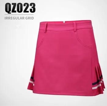 

PGM Spring Summer Golf Ladies Sportswear Elastic Fabric Slim Anti-Pilling Skirt Women Golf Sports Pleated Skirt