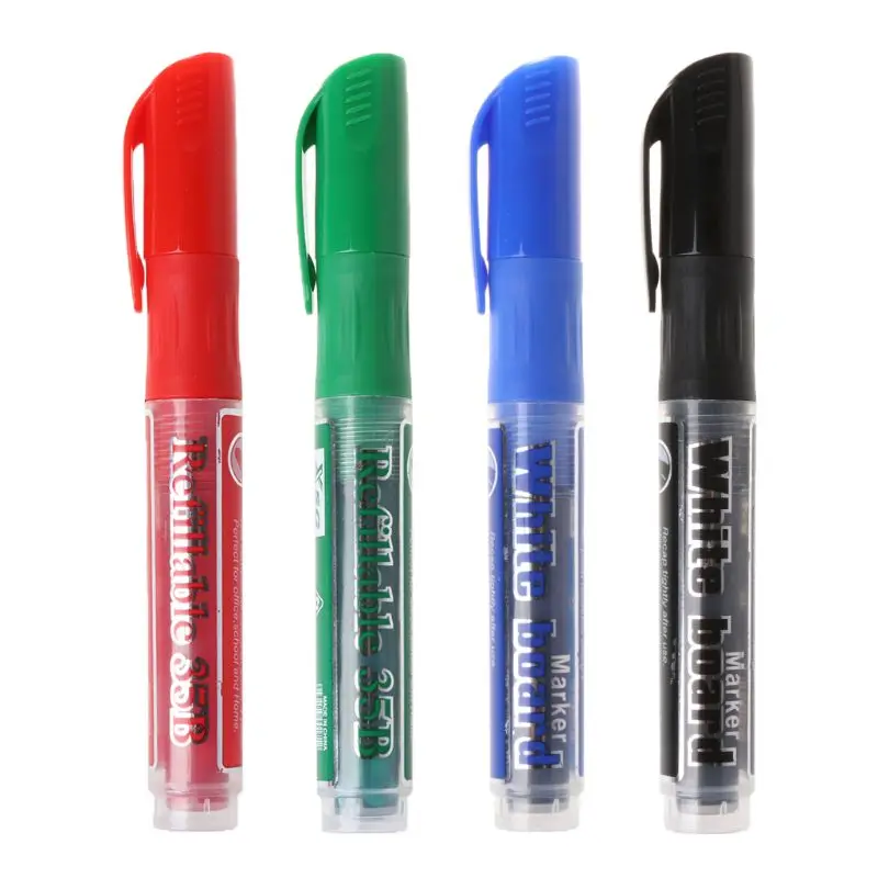 

Erasable Whiteboard Marker Pen Dry-Erase Sign Ink Refillable Office School Supplies Student Gift