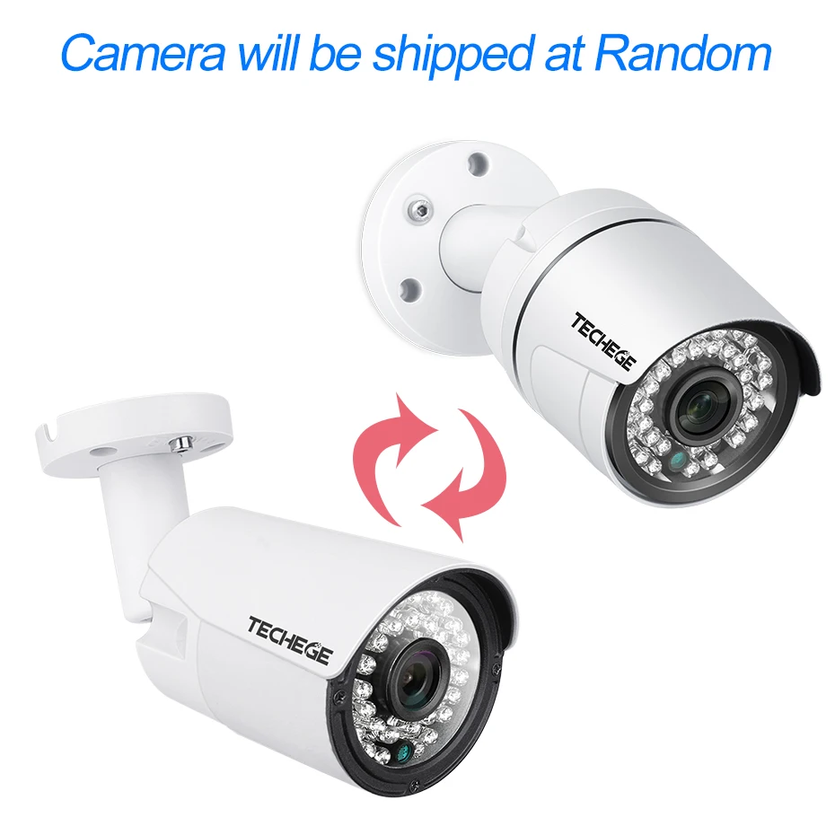 Techege 8CH 1080 P POE Системы 2MP 3000TVL IP Камера облако 48 В NVR CCTV Ночное видение комплект